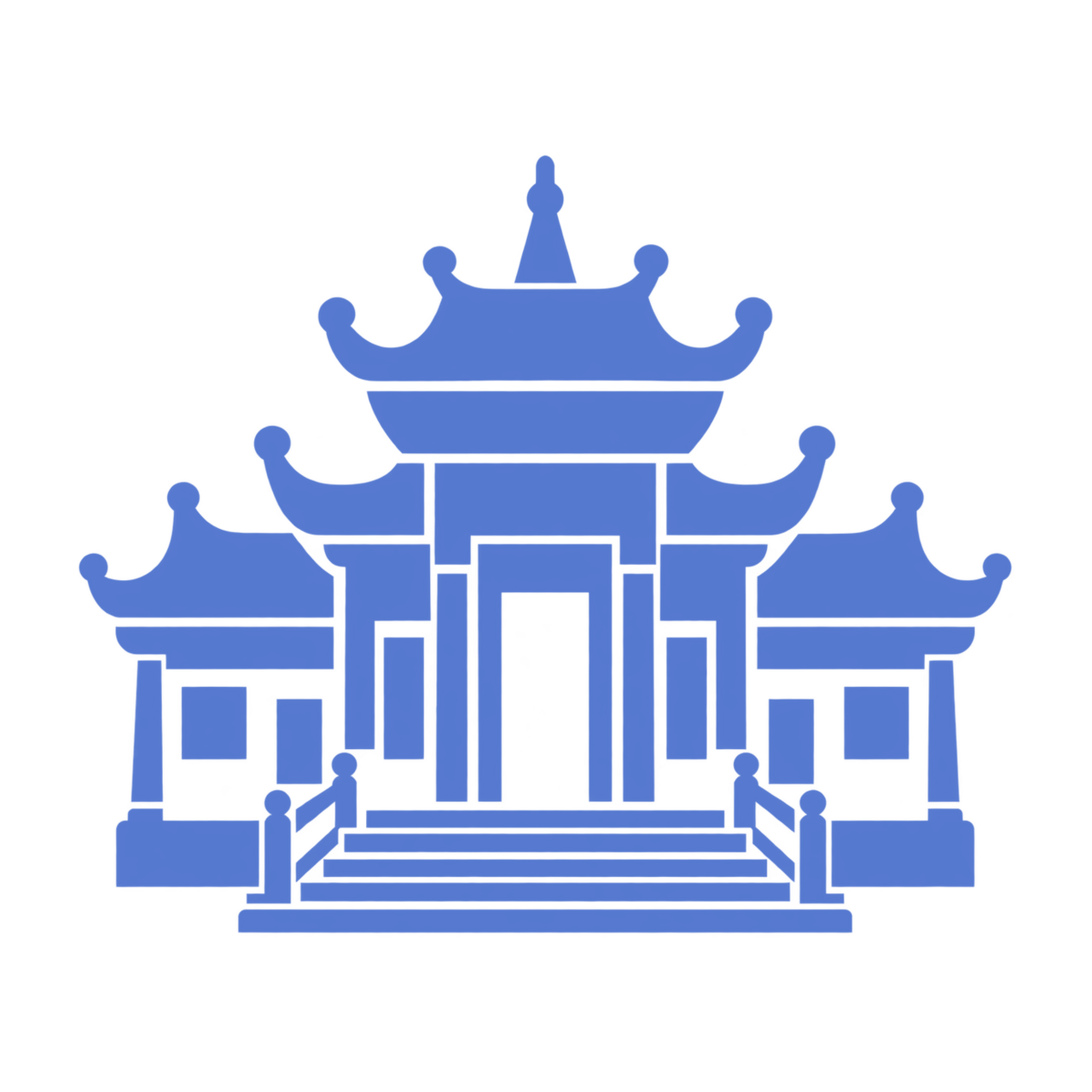长沙传统建筑插画