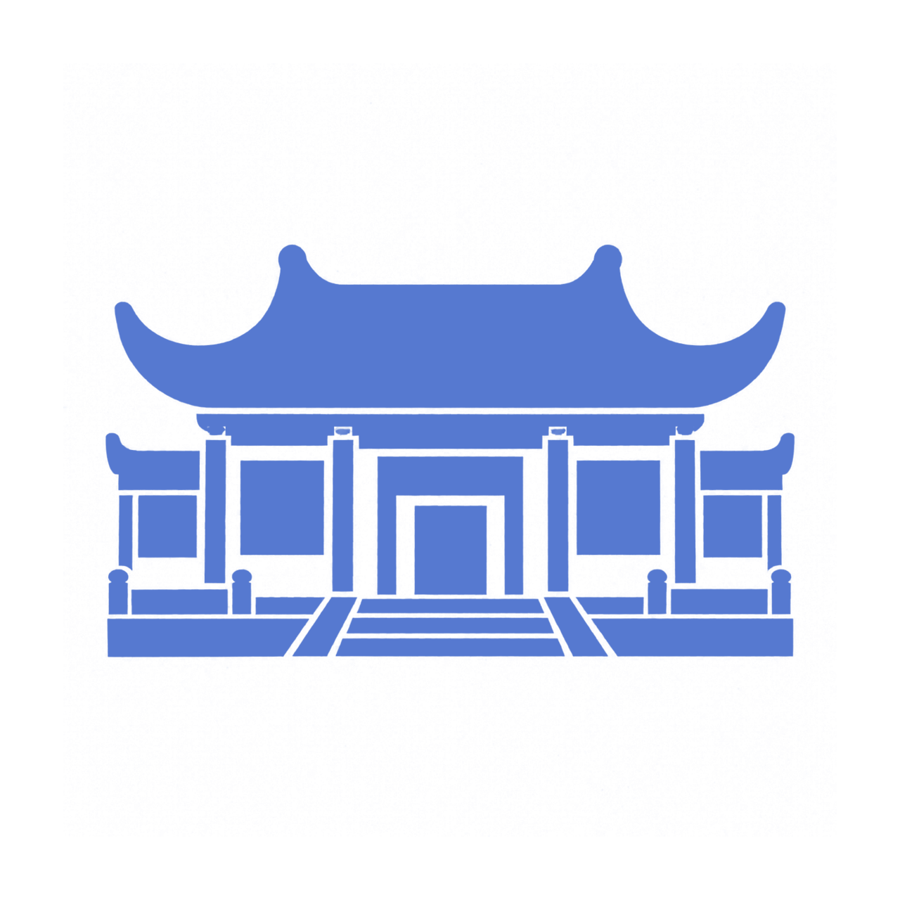 Geometric illustration of Yuelu Academy